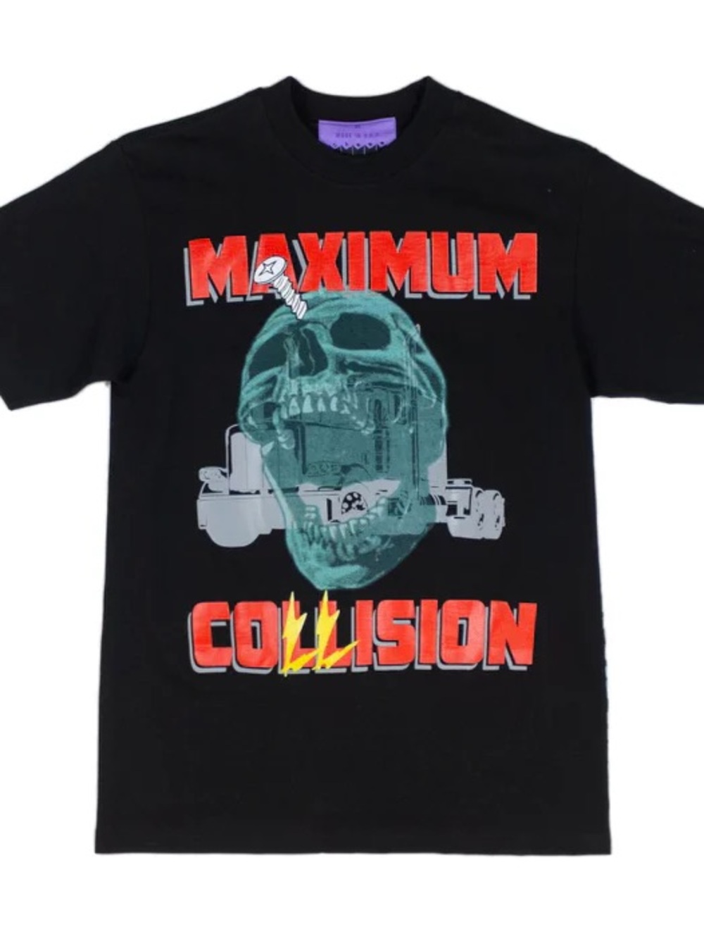 Black "Maximum Collision" Graphic Tee RARE graphic t-shirt BRAND NEW